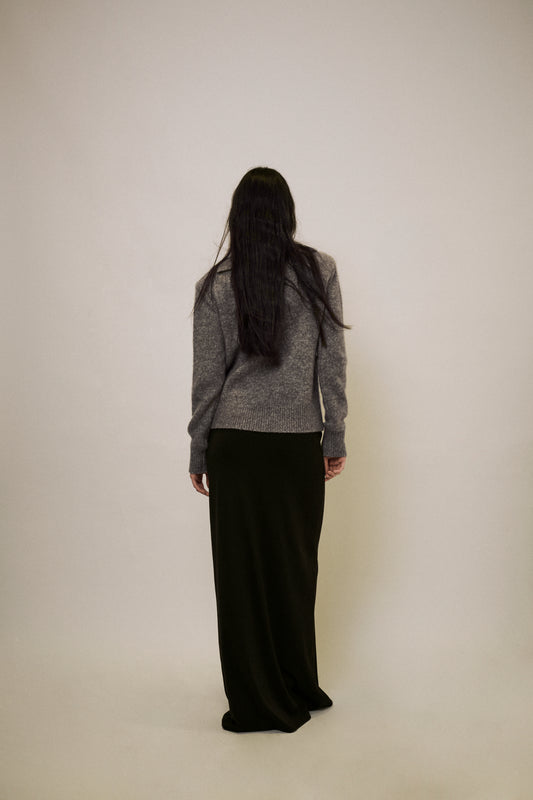 Cotton Silk Jersey Skirt