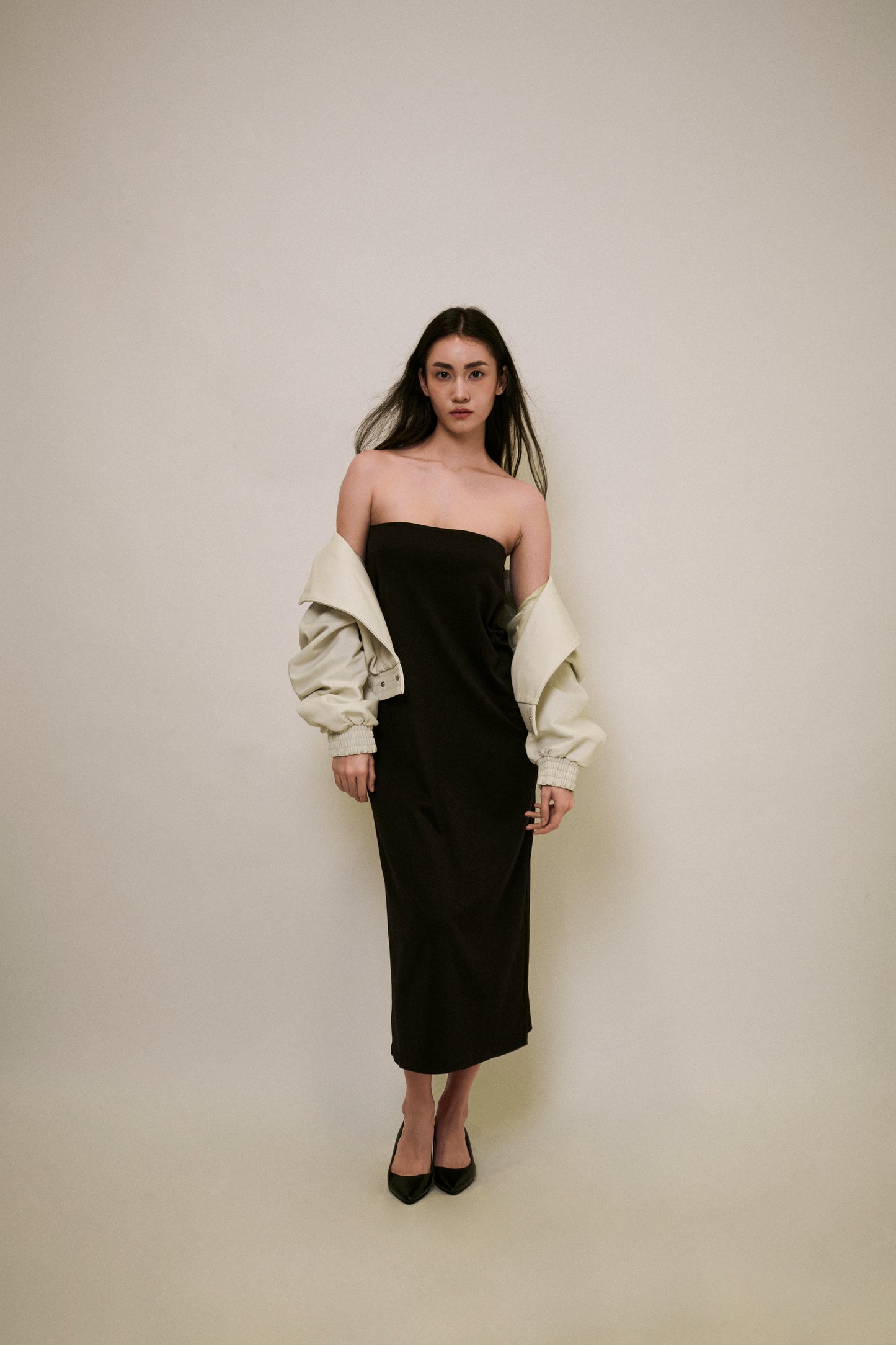Cotton Silk Jersey Skirt